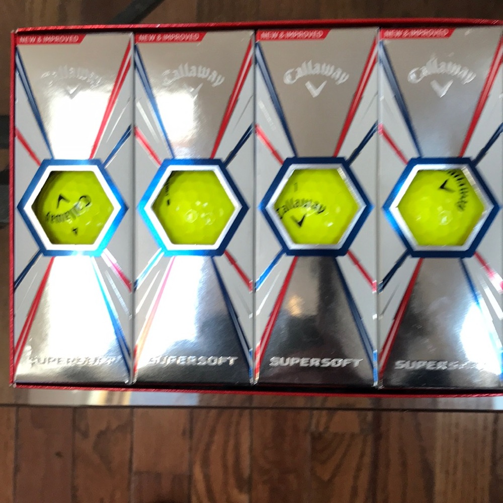 CALLAWAY neon GOLF BALLS
